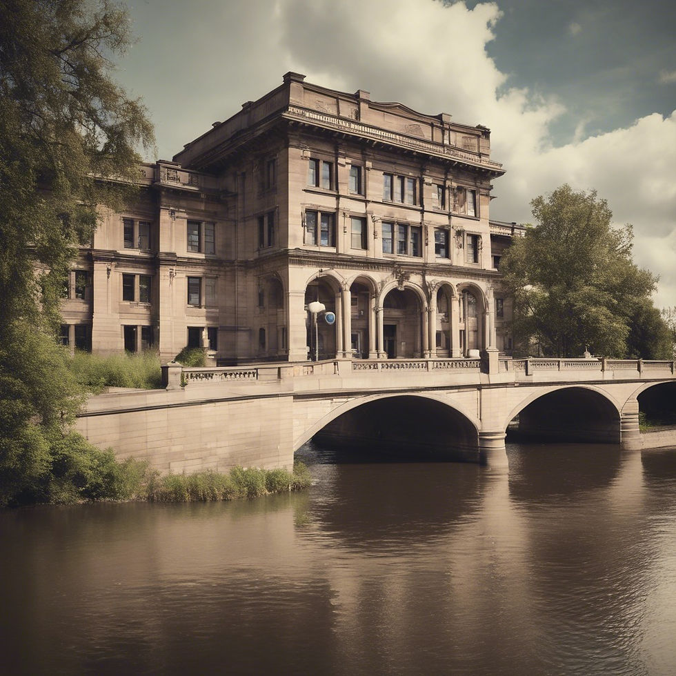 Photo of library building exterior